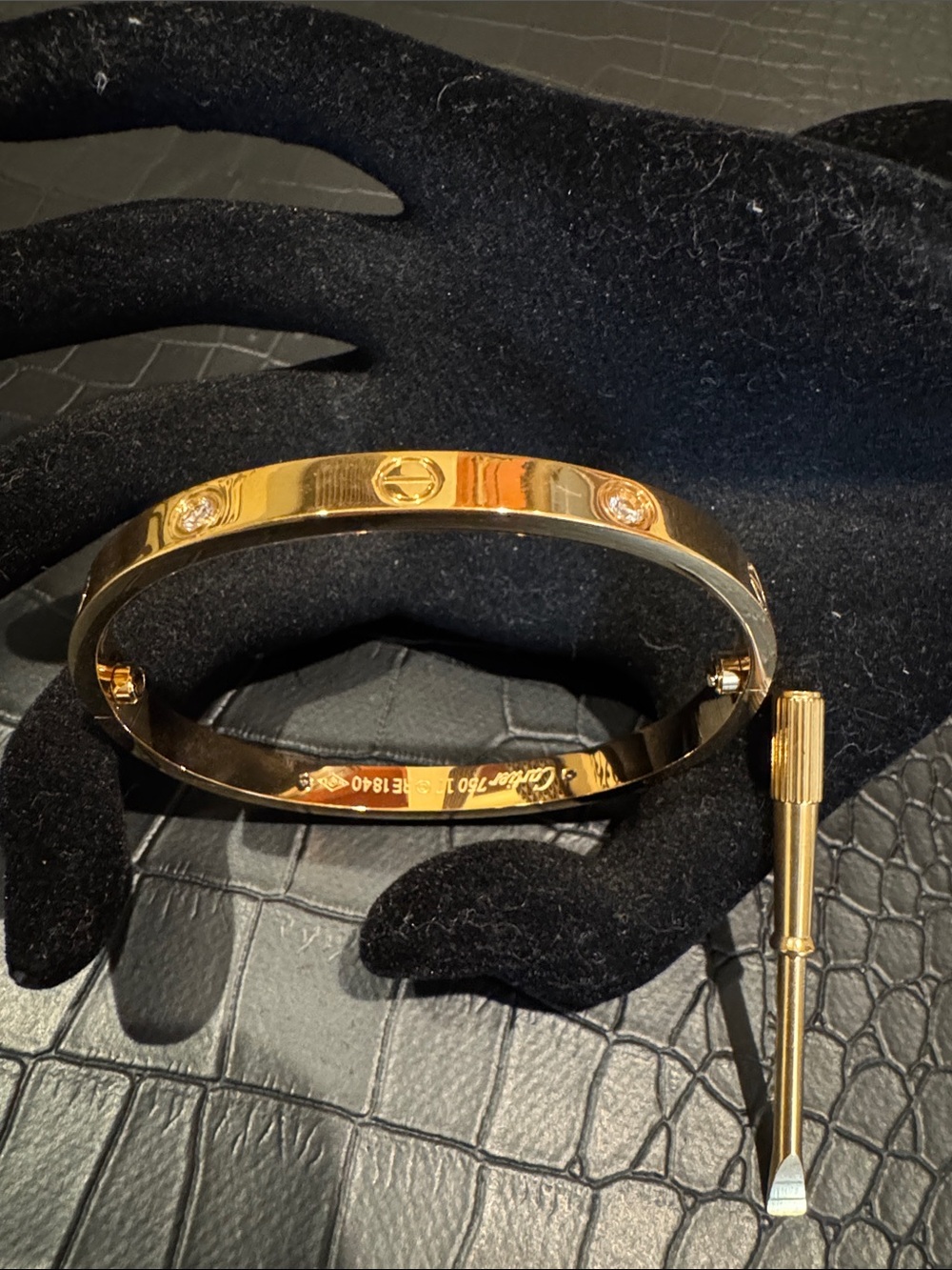NEW Cartier Gold Tone Love Bracelet - Women's Fashion Jewelry